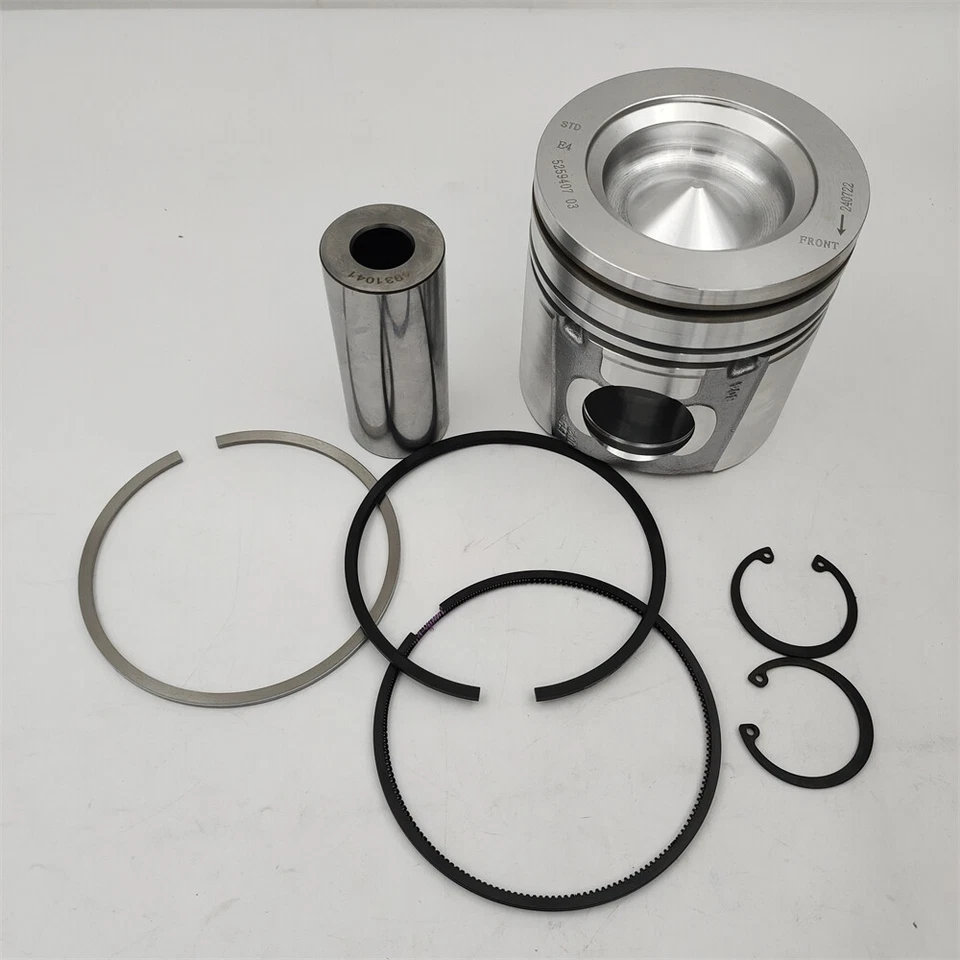 Juegos de anillos de pistón y pistón STD 4955520 para Cummins 07-19 Dodge Ram 6,7 L 107 mm Foto 2 de 4