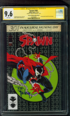 ぷぅ様　購入用ページ Spawn 301 CGC SS 9.6 Todd McFarlane Auto 2nd Print Inaugural Ed 11