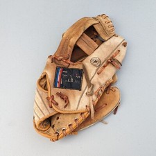 Franklin 11" Leather Baseball Glove Right Handed Throw The Backhander 4079