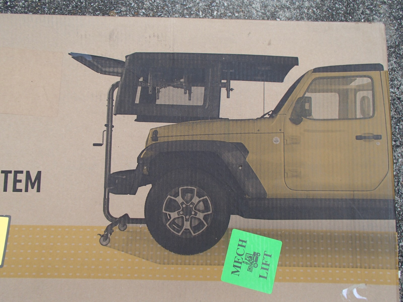 ROLLNJACK Hard Top Removal Lift Jeep 2007toPresent Jeep (JK & JL), 2