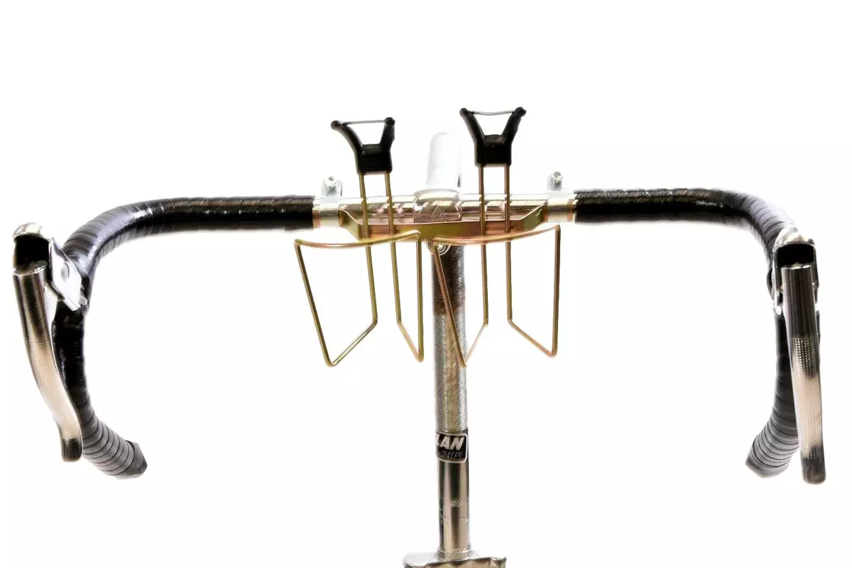 Rare Handlebar Mount Double Water Bottle Cage 60 s 70 s 80 s 90 s