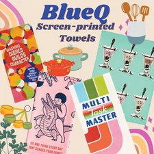 BlueQ Funny Screen-Printed Dish Towels in 37 Hilarious Styles | Kitchen Hand Tea