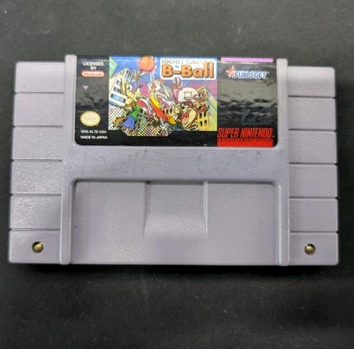Looney Tunes B-Ball (SNES) Game Only | Tested | Authentic