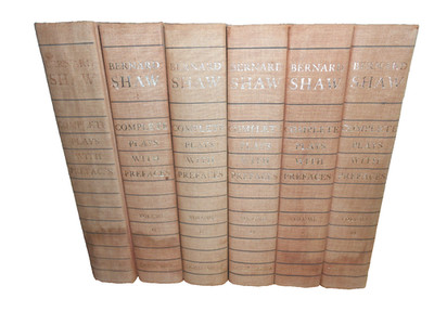 BERNARD SHAW: Complete Plays with Prefaces 6 Volume Set 1963 - HC GC