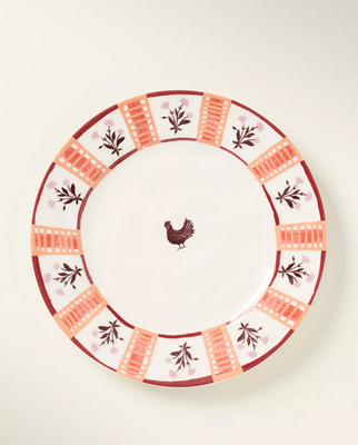 Anthropologie Millie Plate Set Salad Dessert Lunch Farmhouse