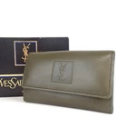 Yves Saint Laurent Key Case Leather used