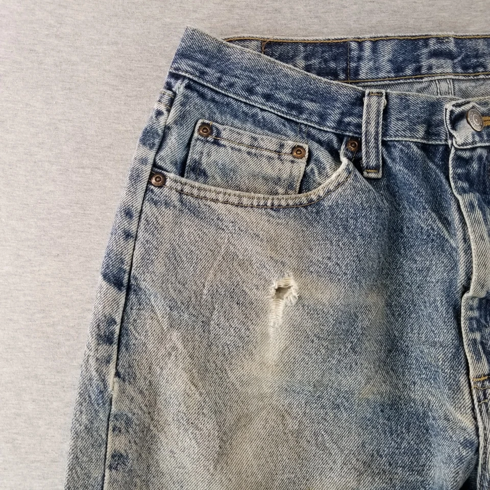 Wrangler Jeans Men's Sz 32x32 VTG Regular Fit 100% Cotton Normcore Durable Nice - Image 4 of 4