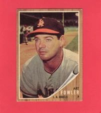 1962 Topps Baseball (#3-521) - Pick A Card, F-MT condition