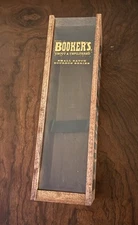 Empty Booker's Small Batch Bourbon Collection Sliding Window Wooden Box