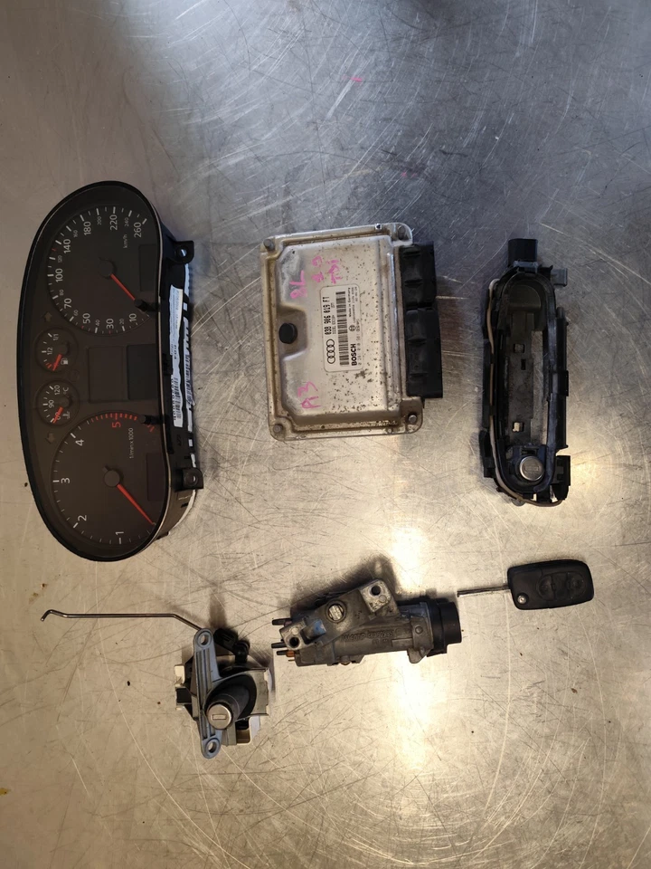 KIT DEMARRAGE ECU AUDI A 3 8L 1.9 TDI 130CV 038906019FT / 8L0920900M - Immagine 3 di 4