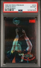 1998 SKYBOX PREM STAR RUBIES #210 JOHN ELWAY 15/50 PSA 6