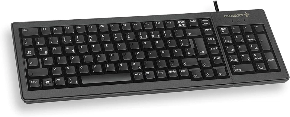 CHERRY G84-5200 Compact XS Keyboard with Number Pad - Black British Layout - QWE - Image 3 of 4