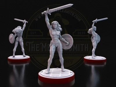 HECHO A MANO Amazon Champion - Miniature Inspired by Wonder Woman