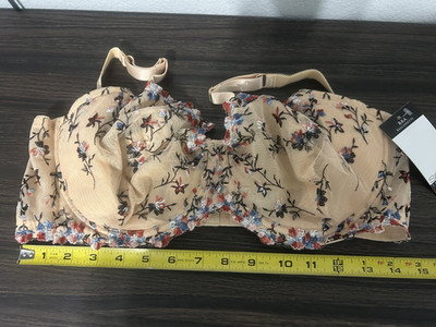 Sofia Intimates by Sofia Vergara Bra Balconette 42D Beige, Adjustable, Underwire
