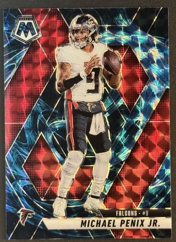 Michael Penix Jr. 2025 Panini Mosaic #51 Genesis Case Hit SSP Atlanta Falcons