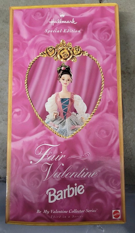 MIB Fair Valentine Barbie 1997 Hallmark Exclusive