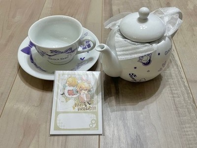 CLOCK ZERO Teapot & Teacup Set with Mini Birthday Cards Otomate 2012 New