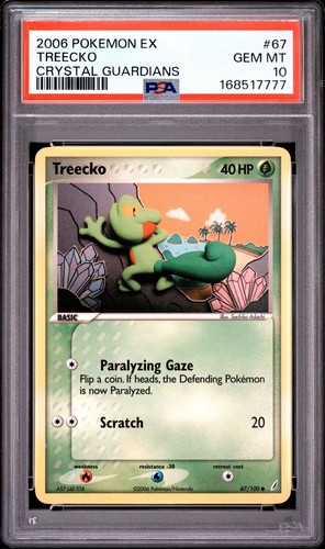 Treecko graded PSA 10 for sale on eBay