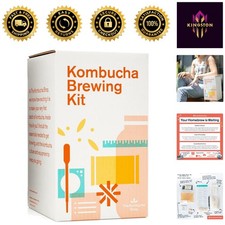 Complete 1 Gallon Kombucha Starter Kit - Expert Instructions  Essential Tools