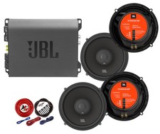 4x JBL Stadium 62F Speakers JBL Stage GT60041 4-Ch Car Audio Amplifier Kit