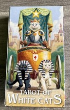 Total Tarot White Cats Deck Cards Parts 30/31  Los Scarabeo  Brand New SealedB3 