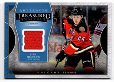 2015-16 Upper Deck Artifacts Treasured Swatches Blue (A) Jiri Hudler Jersey