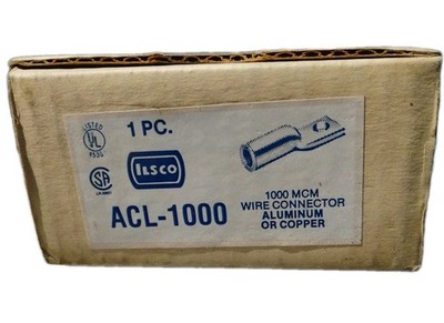  ILSCO ACL-1000 aluminum compression connector, designed for 1000 MCM (kcmil) 