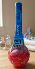 🏆 Bouteille Déco PSG Officiel (Paris SG) Peinte par l'Artiste BILLON JL - Pièce