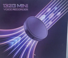 Spy 132G Mini Voice Recorder with 70 Hour Battery Time w/Built-in Magnet 1600 Hr