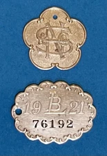 Vintage Charge Credit Key Fob Tags