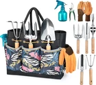 Gardening Tools 9-Piece Heavy Duty Garden Hand Tools with Fashion and Durable Ga