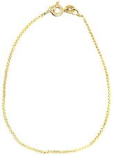 Vintage 14K Solid Yellow Gold Serpentine Link...