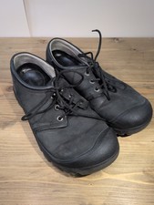 KEEN Barkley Oxford Men's Size 9.5 US Lug Soles Black Nubuck Leather Made in USA
