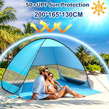 Pop Up Portable Beach Canopy Sun Shade Shelter Outdoor Camping Fishing Tent Mesh