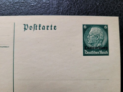 Luxemburgo #NB1-9 Usado, 1941 Alemán Occ Set + 2 Postales, Valor Scott $13,80+ - Imagen 7 de 7