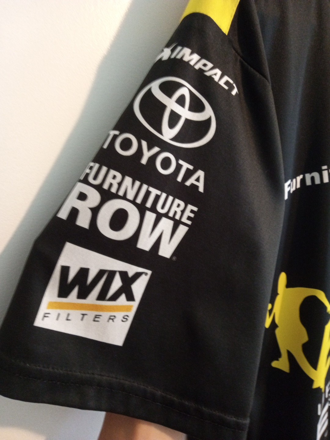 FILA MAGLIA FIRMATA MARTIN TRUEX JR. FURNITURE ROW TEAM EMESSA NASCAR PIT CREW Uomo L