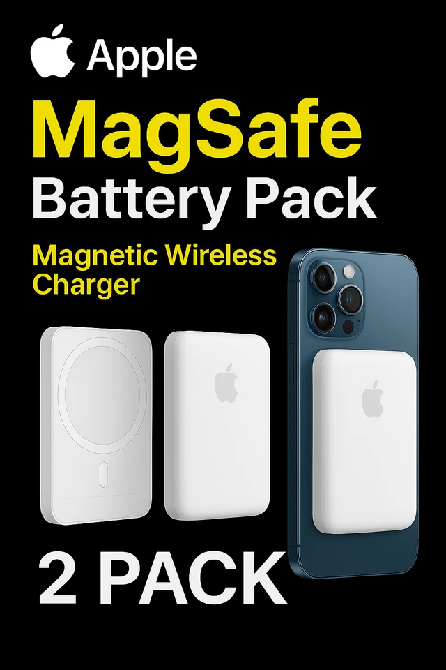 Apple MagSafe Battery Pack – White (MJWY3AM/A) – Original Genuine – 2 Pack - Image 2 of 4