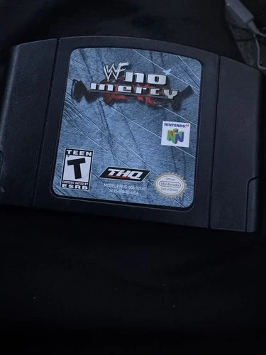 WWF No Mercy 64 (Nintendo 64, 2000) Authentic, Tested & Working!