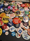 Vintage 1970’s 80’s Pinback Button Huge Lot Of 100+ Advertising Sports Etc — photo 6