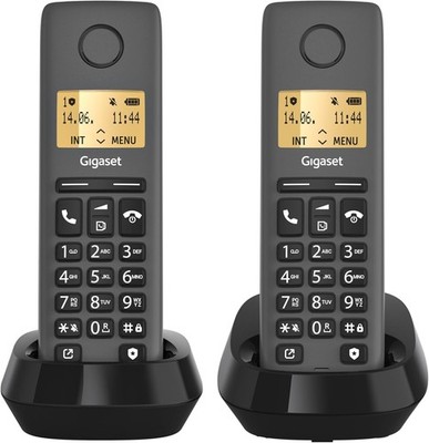 Gigaset Pure 120 Duo - 2 schnurlose Telefone mit Anrufschutz und ECO DECT