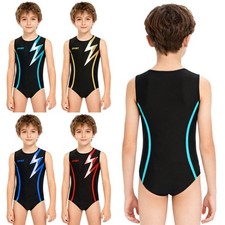 Boys Leotard Gymnastics Bodysuit Competition Jumpsuit Sports Unitard Fitness