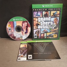 Grand Theft Auto V GTA 5 Premium Edition Xbox One Complete CIB