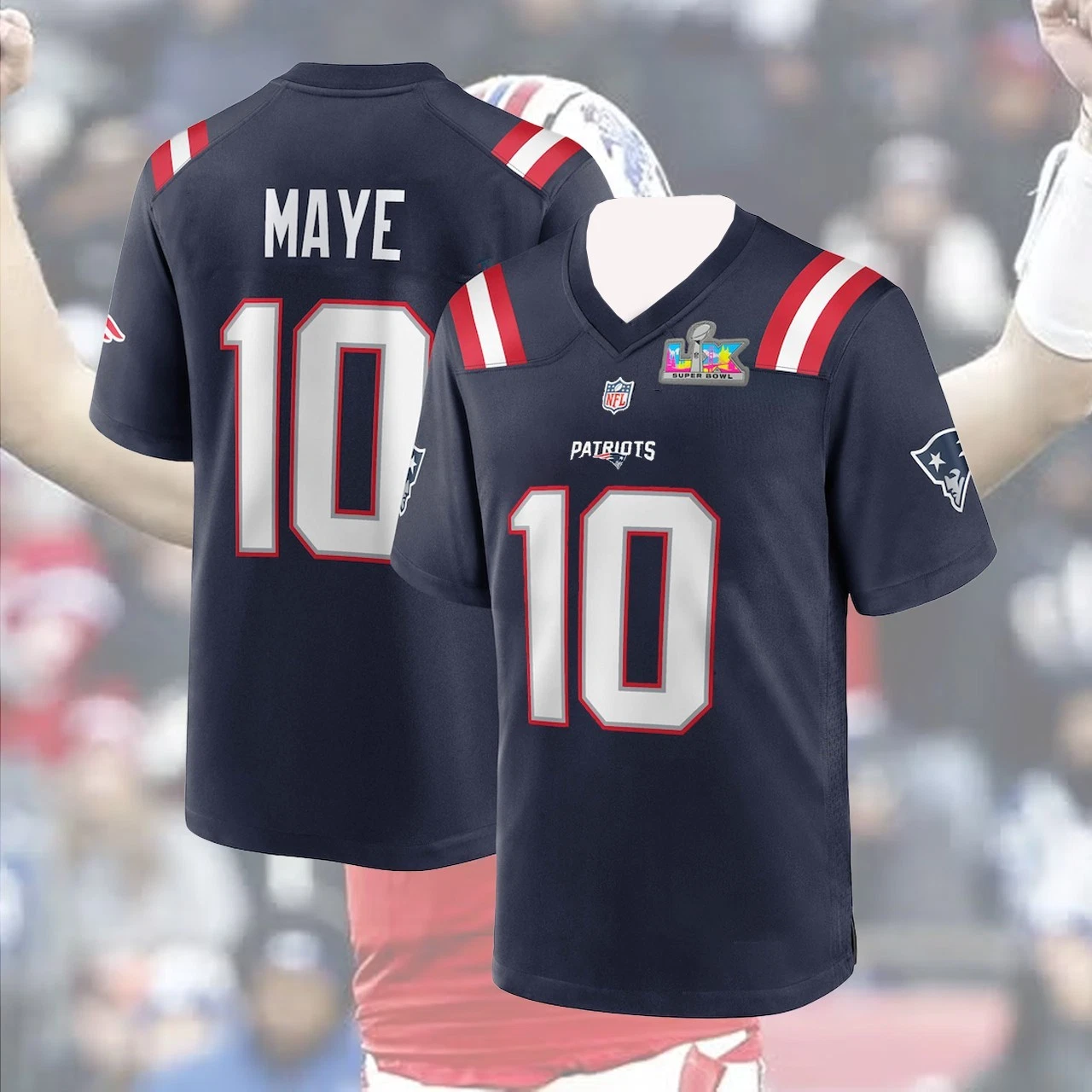 Player #10 New England Benito Bowl 2026 AOP Fan Made