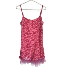Betsey Johnson Urban Outfitters Velvet Burnout Mini Slip Dress XS Hearts Fairy