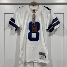 NWT DALLAS COWBOYS MITCHELL & NESS LEGACY TROY AIKMAN #8 JERSEY 1992 SZ 36 SM