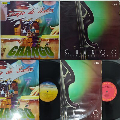 Chango x 2 Lps Salsa - Tiempo De Salsa , Sensaciones En Salsa , Colombia Rare