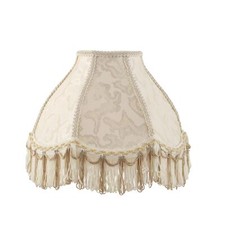 Aspen Creative 30346 Transitional Scallop Bell Shape Lamp Shade in Light Yell...