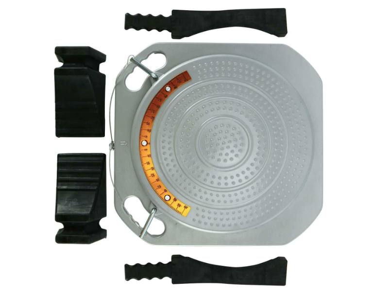 Wheel Alignment Plates Wheel Alignment Turntable Set – 11,000 LB Capacity, Includes Bridge Blocks, 360° Rotation Turntable Plates Bridge Blocks - Foto 3