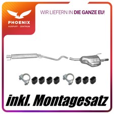 Opel Astra G 1.6 (2003-2004) Kombi Mittel+Endschalldämpfer Auspuffanlage Auspuff
