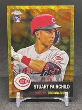 2022 Platinum Ann Gold Wave Refractors #176 Stuart Fairchild /50